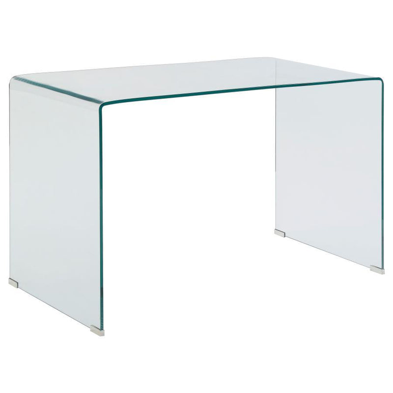 Ripley - Glass Writing Desk - Clear