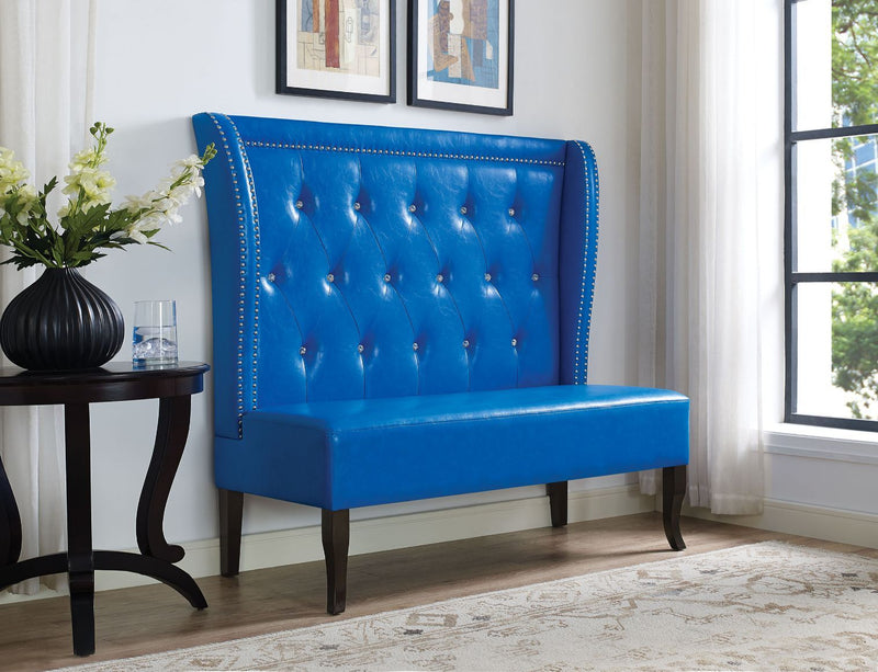 Oliana - Settee - Blue PU