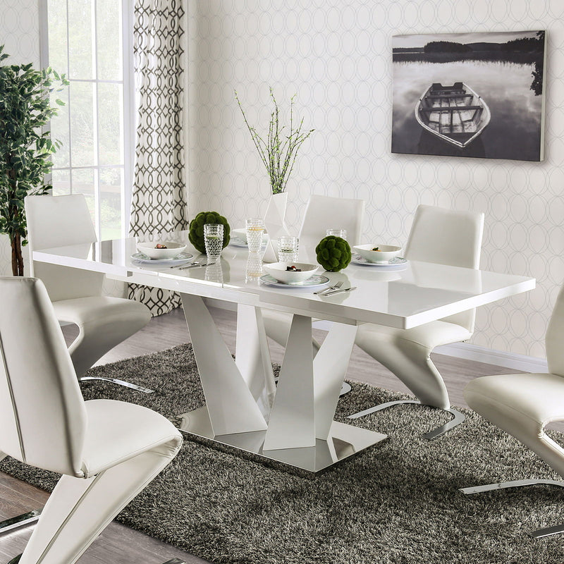 Zain - Dining Table - White