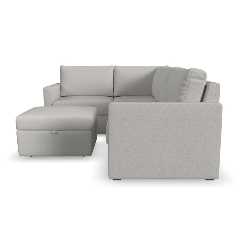 Flex - Sectional with Standard Arm and Storage Ottoman