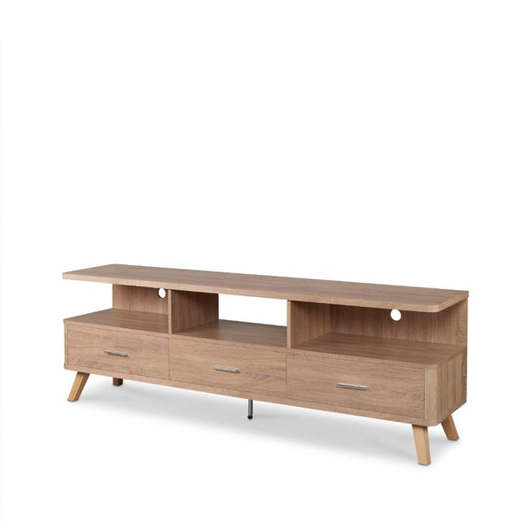 Lakin - TV Stand - Rustic Natural