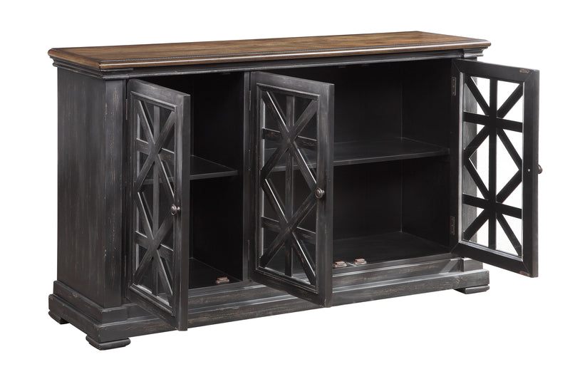 Mackenzie - Three Door Credenza - Gates Burnished Black