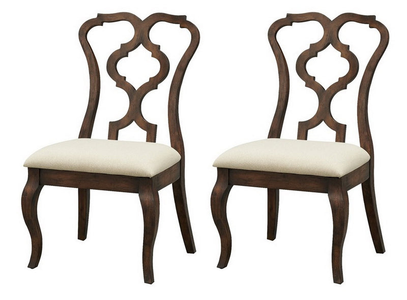 Chateau - Upholstered Dining Side Chairs (Set of 2) - Brown