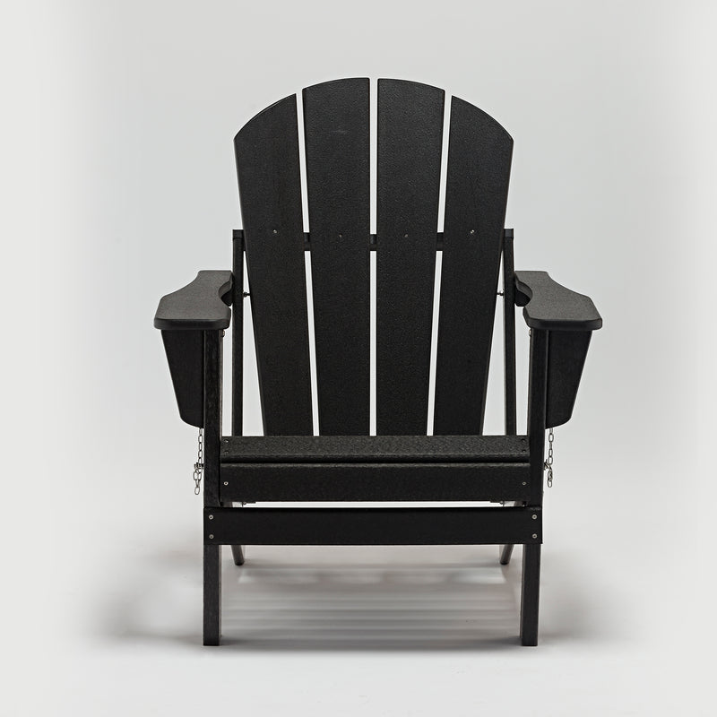 Classic Solid All-weather Folding HDPE Adirondack Chair