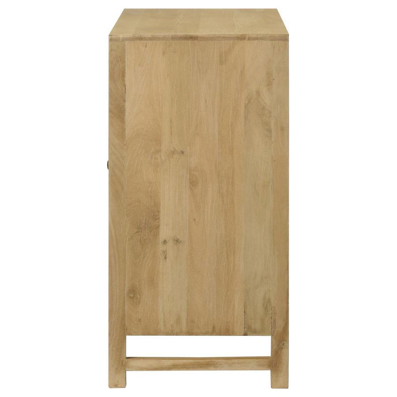 Zamora - Woven Cane Doors Accent Cabinet