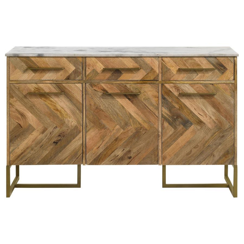 Keaton - Accent Cabinet With Geometric Patterrn