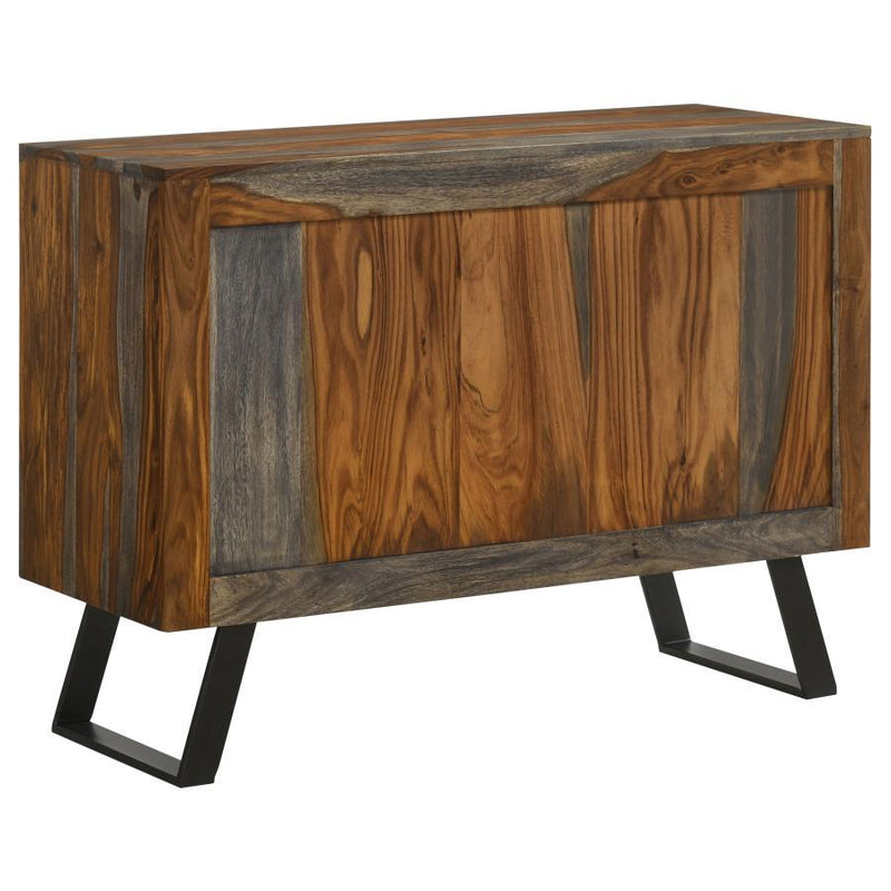 Mathis - Sled Base Accent Cabinet - Sheesham Gray