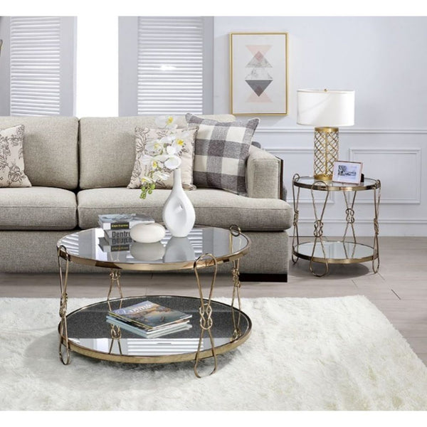 Zekera - Coffee Table - Champagne & Mirrored