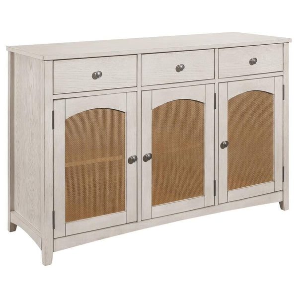 Kirby - 3-Drawer Sideboard Buffet Cabinet - Rustic Off White