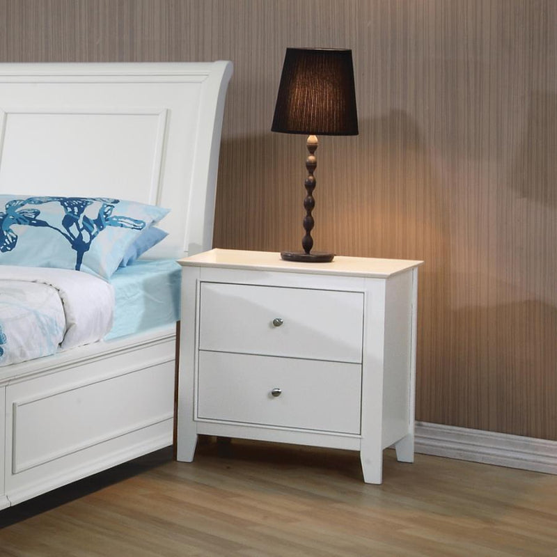 Selena - 2-Drawer Nightstand - Buttermilk