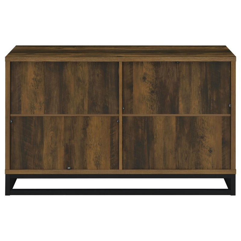 Ryatt - 4-Door Engineered Wood Accent Cabinet - Dark Pine