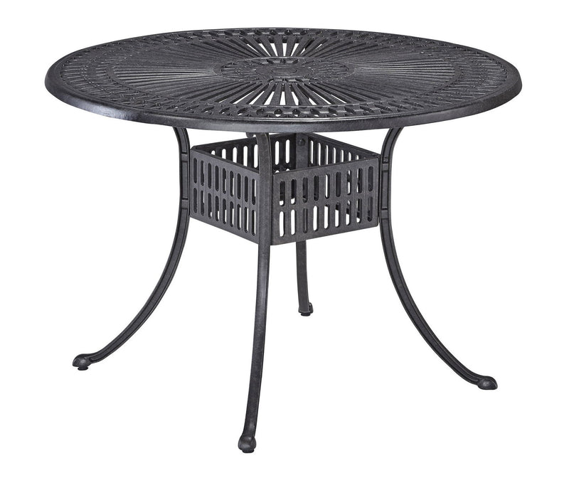 Grenada - 5 Piece Outdoor Dining Set - Dark Gray - 29"